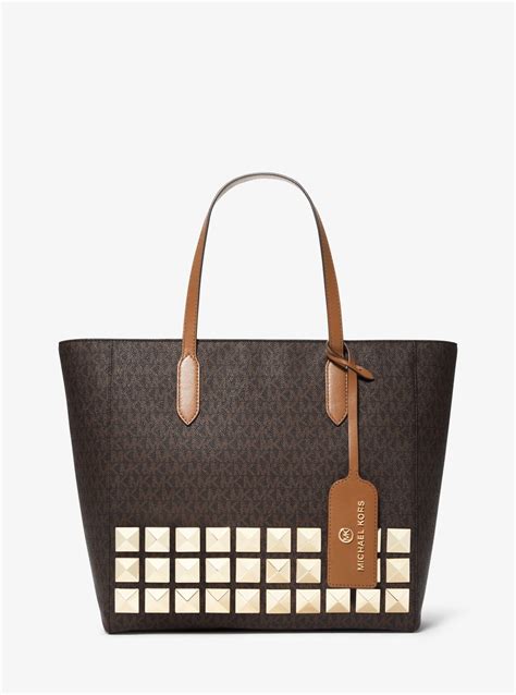 Sinclair Large Studded Logo Tote Bag 